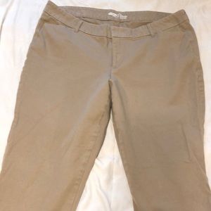 Old Navy pixie pants. Size 18. Khaki color only.